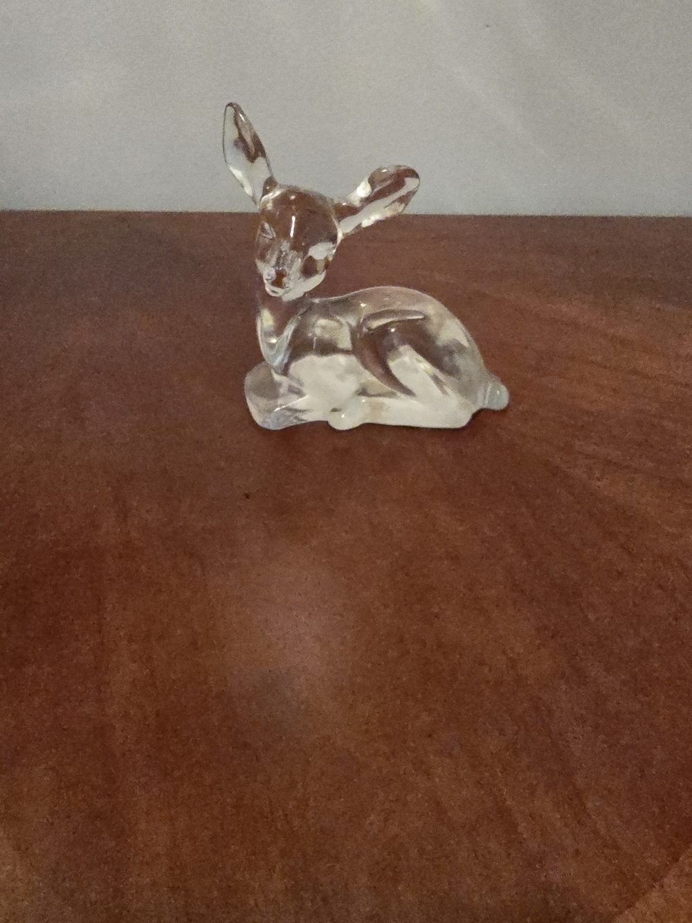 Vintage Fenton Art Glass Fawn Figurine